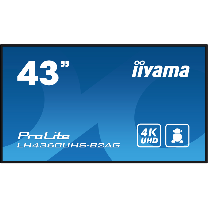Moniteur Full HD professionnel 43" IIYAMA ProLite LH4360UHS-B2AG